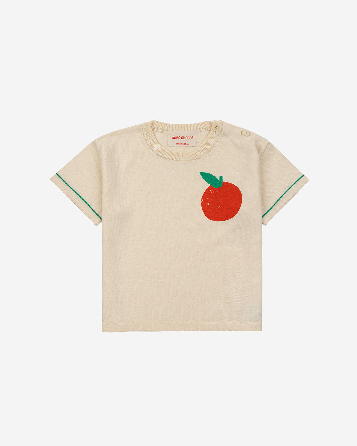 BABY TOMATO KNITTED T-SHIRT