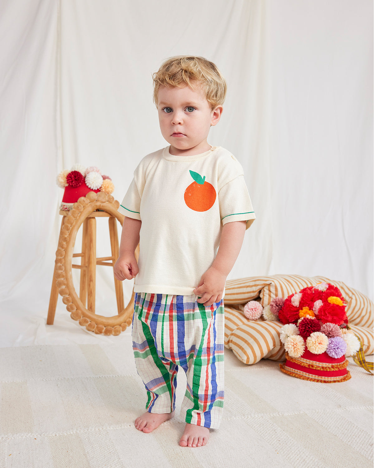 BABY TOMATO KNITTED T-SHIRT