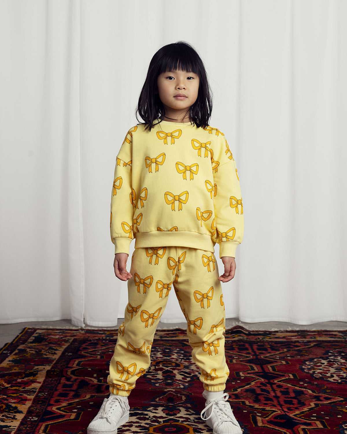BOW AOP SWEATPANTS