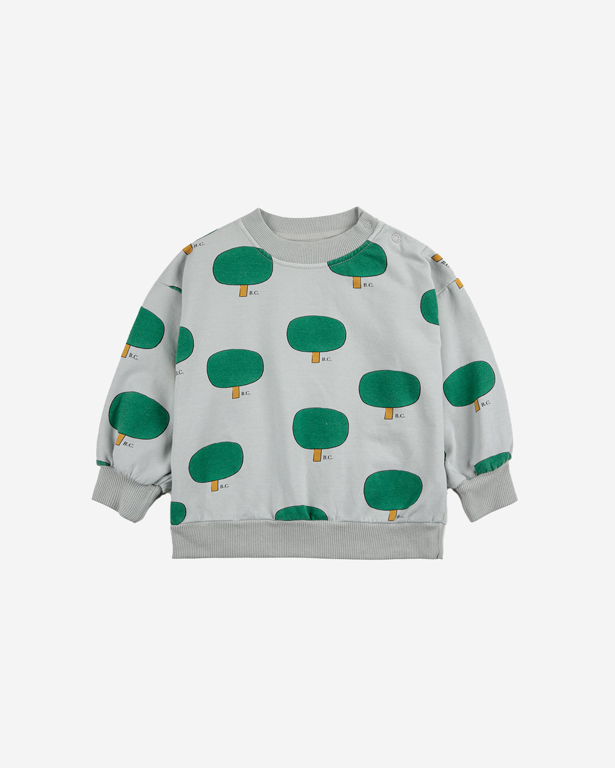 BABY GREEN TREE ALL OVER SWEATSHIRT