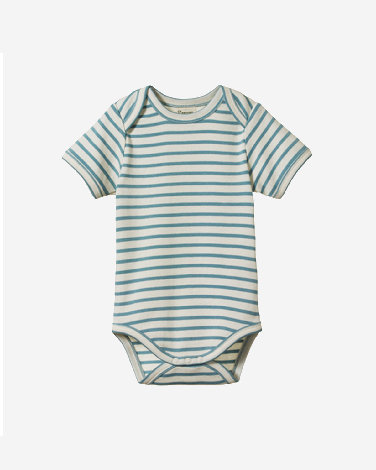 SHORT SLEEVE BODYSUIT - MINERAL SAILOR STRIPE