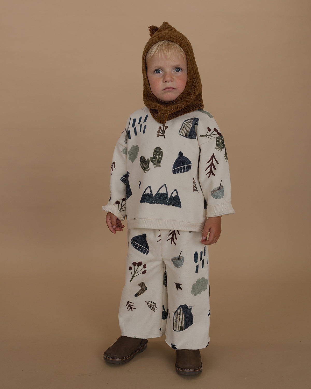 COSY WILD WIDE LEG PANTS UNDYED