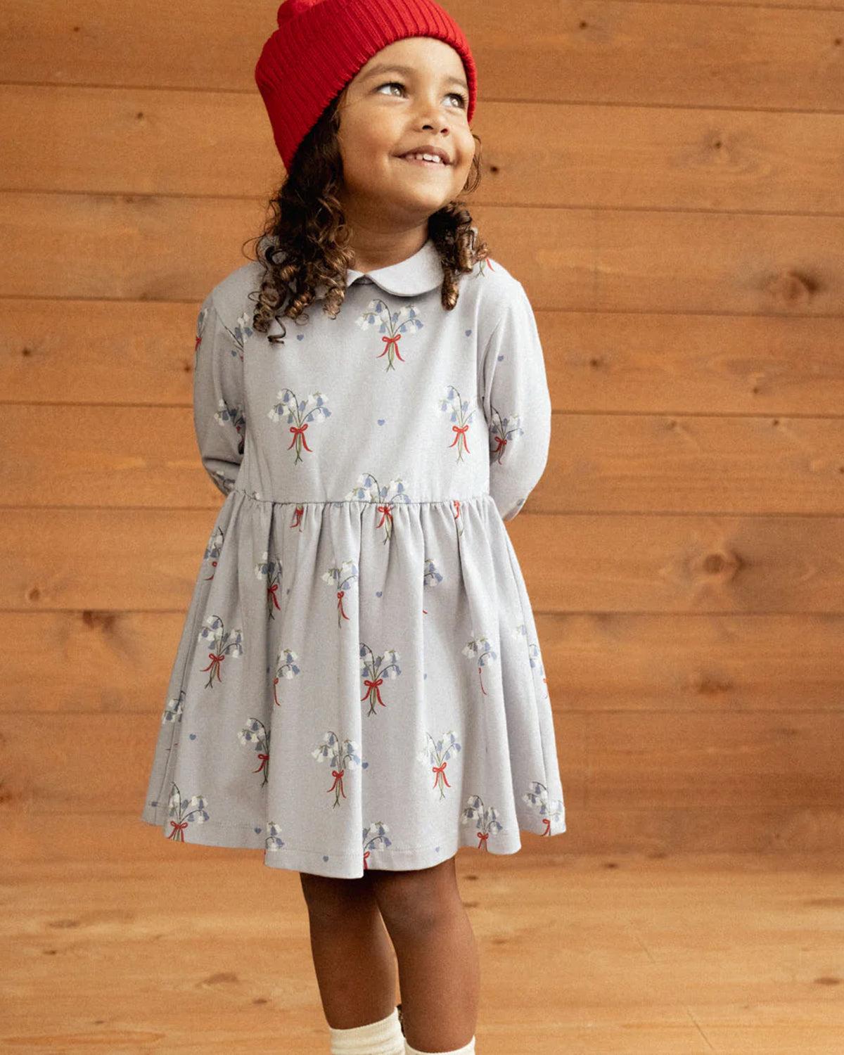 AGNES DRESS - BLUEBELLE PRINT