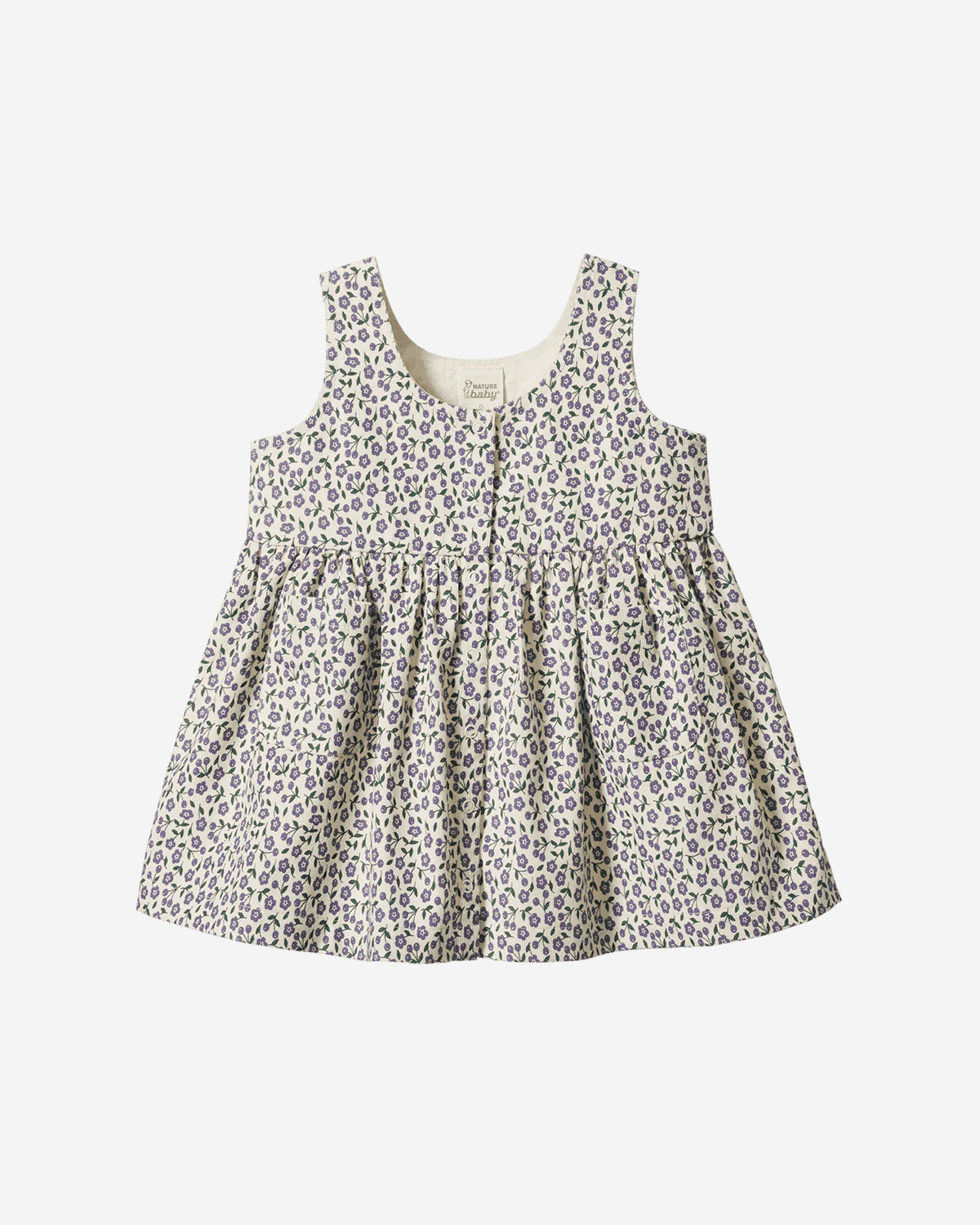AMELIA PINAFORE - BRIARWOOD HERON PRINT