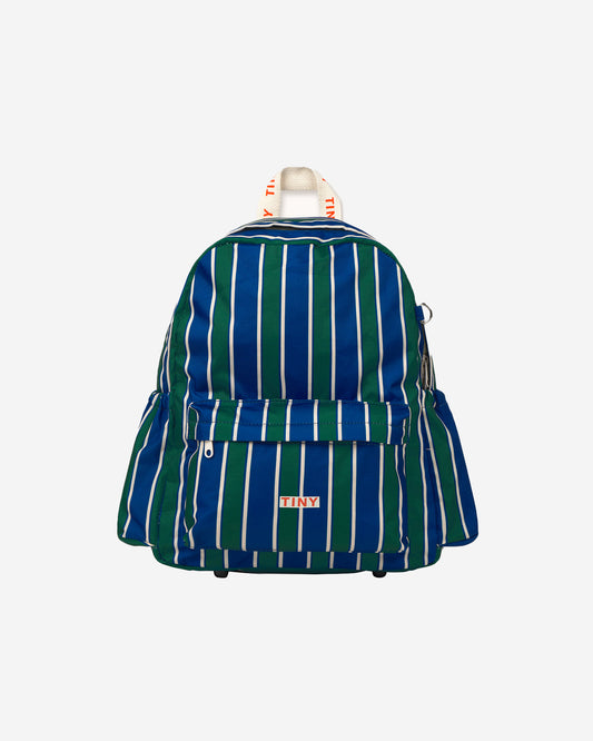 RETRO STRIPES BLUE BACKPACK