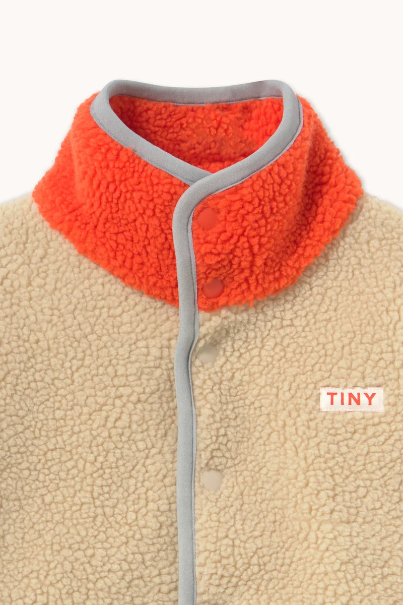 COLOR BLOCK SHERPA JACKET