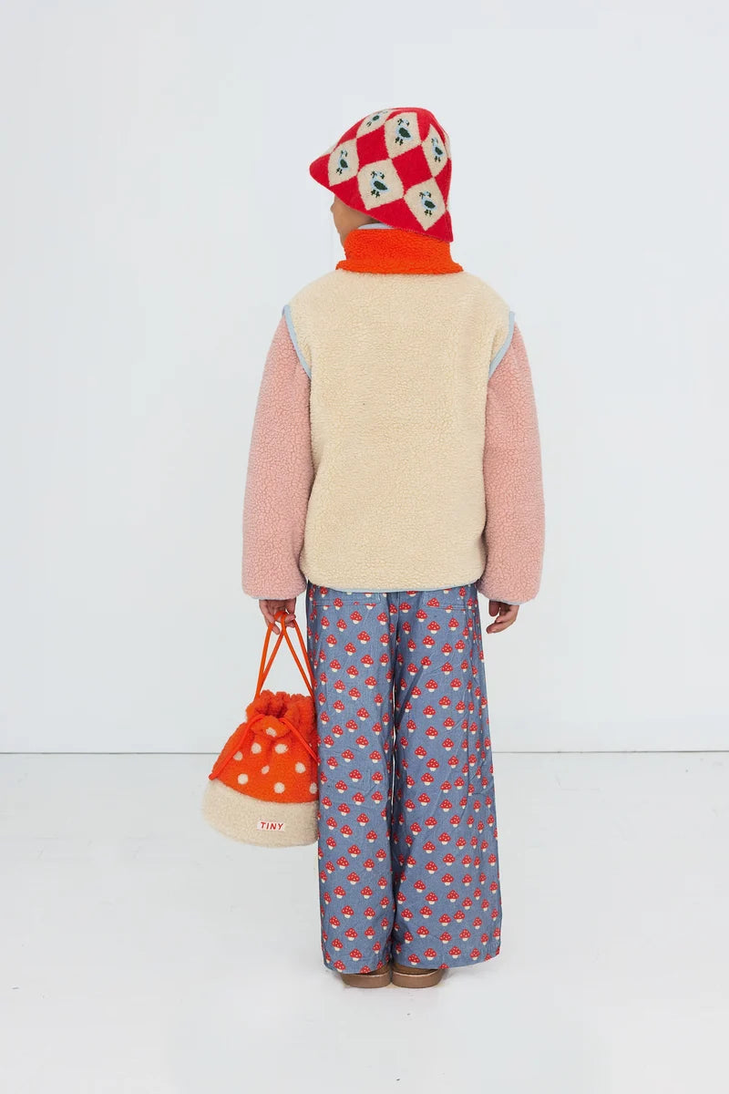 COLOR BLOCK SHERPA JACKET