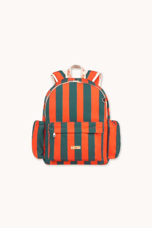 RED-BLUE STRIPES BACKPACK