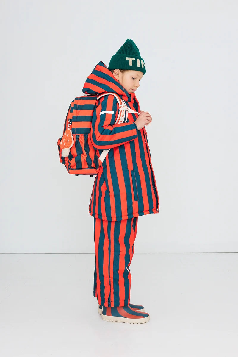RED-BLUE STRIPES BACKPACK