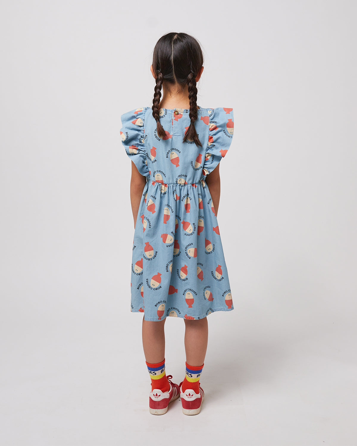 MORNING EGG ALL OVER RUFFLE DRESS