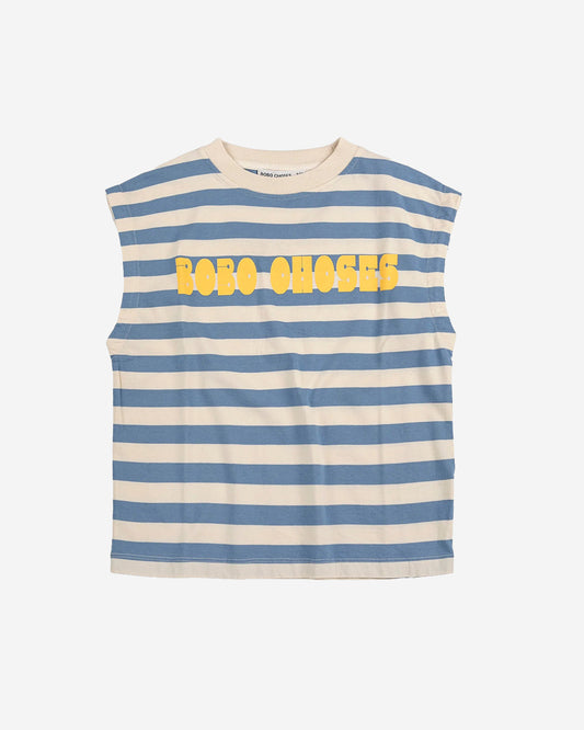 BOBO CHOSES MODERN STRIPED SLEEVELESS TSHIRT