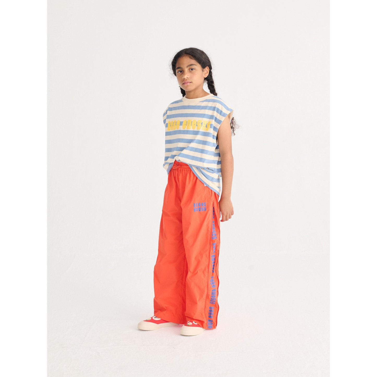BOBO CHOSES MODERN STRIPED SLEEVELESS TSHIRT