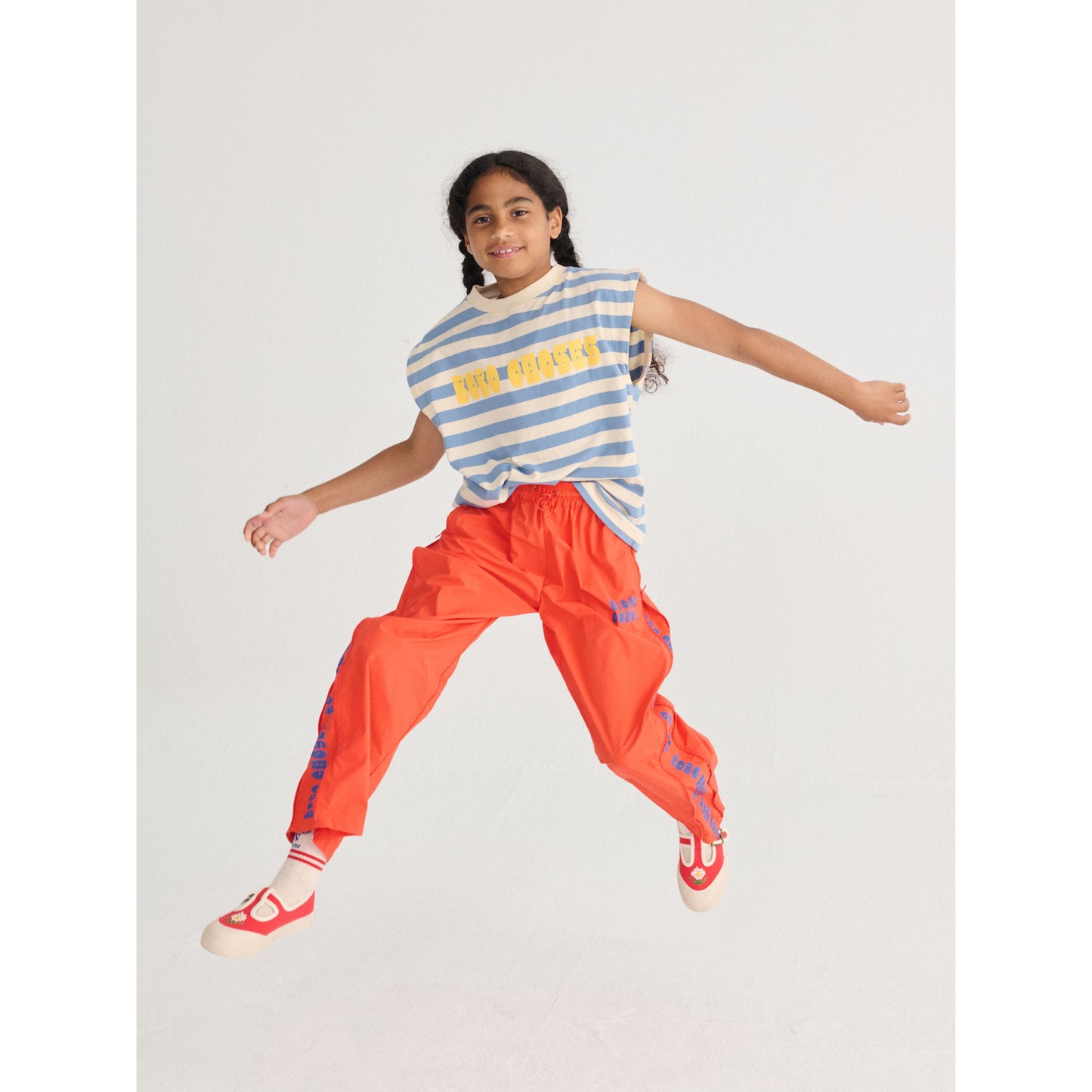 BOBO CHOSES MODERN STRIPED SLEEVELESS TSHIRT