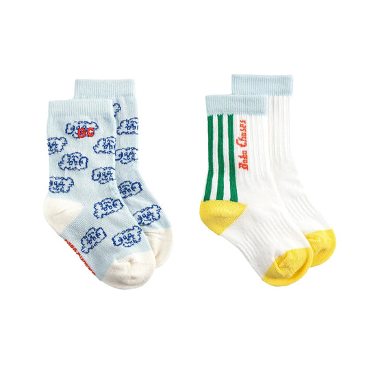 BOBO CHOSES SHORT SOCKS PACK 2-MULTI COLOR