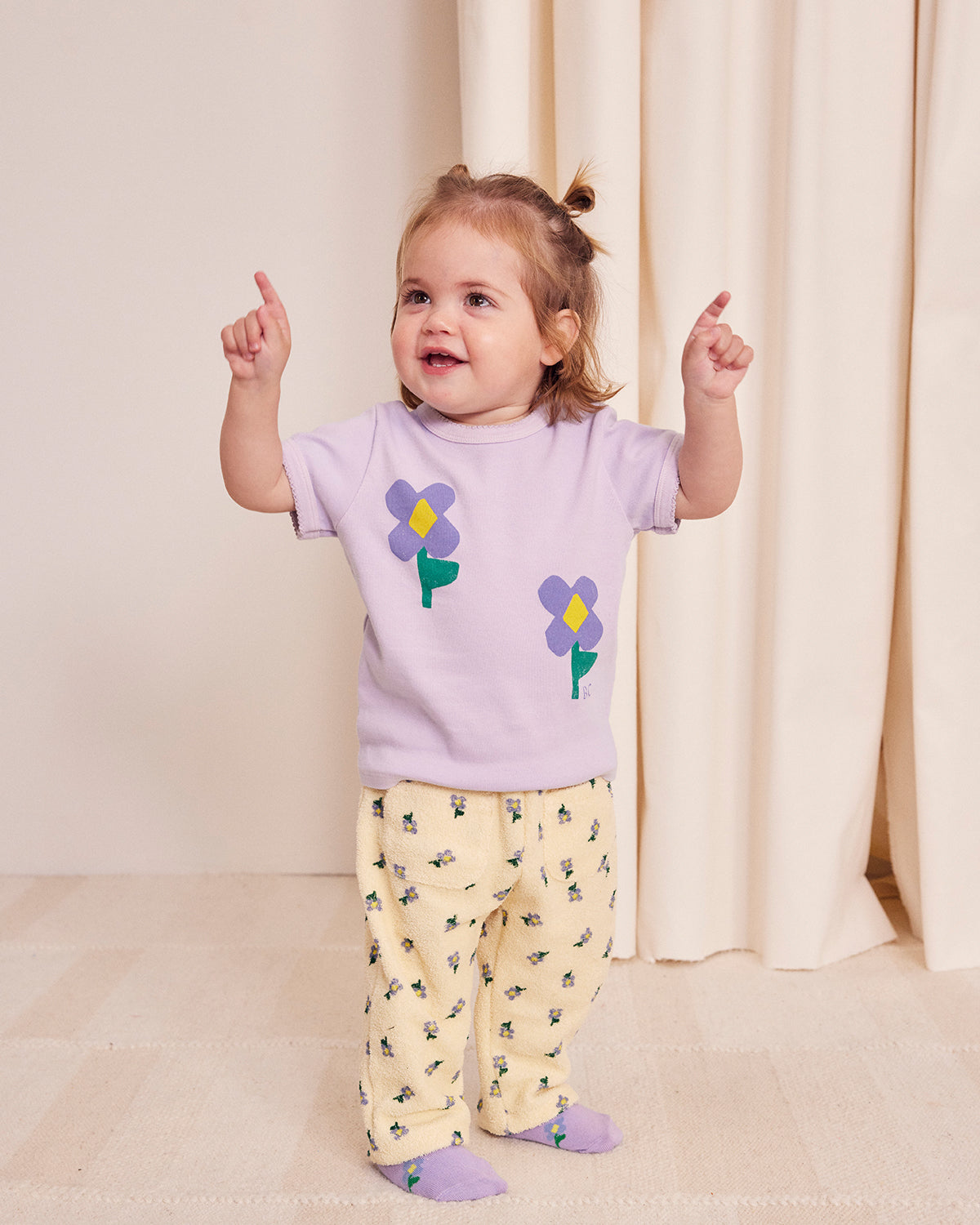 BABY PANSY FLOWER T-SHIRT