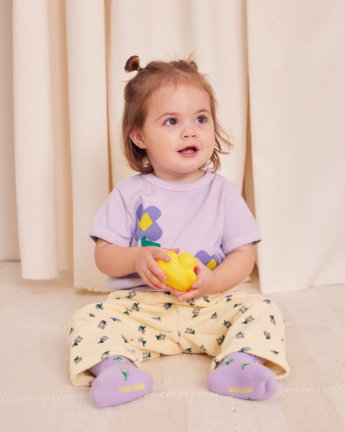 BABY PANSY FLOWER T-SHIRT