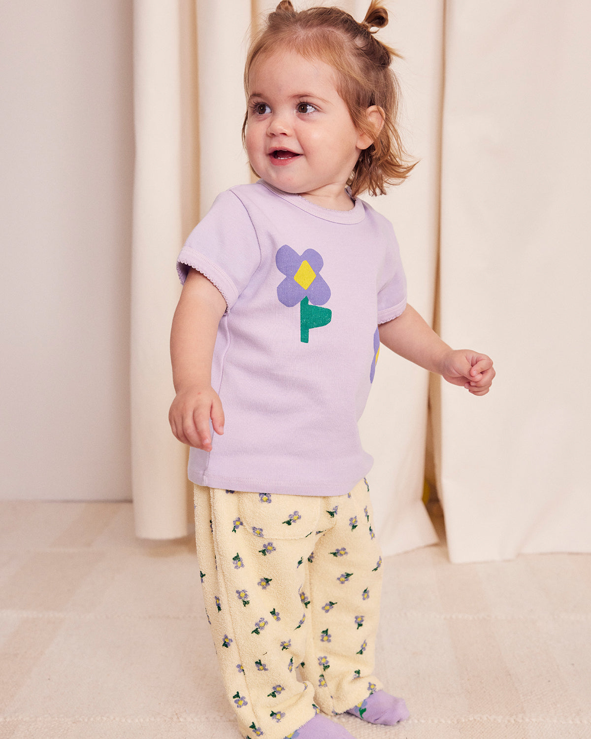 BABY PANSY FLOWER T-SHIRT