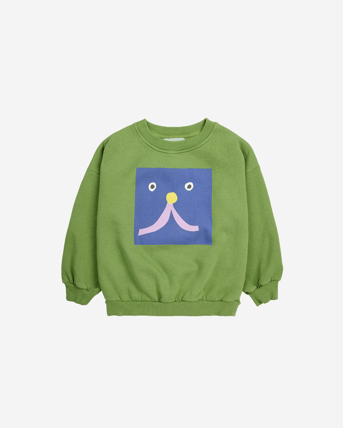 FUNNY FACE SWEATSHIRT OLIVE