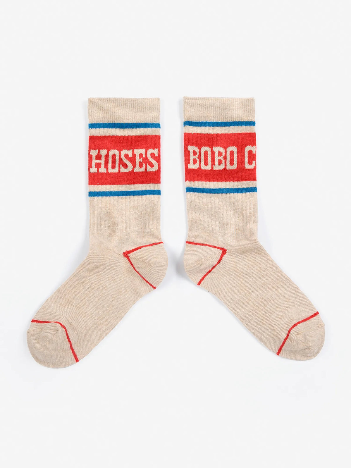 BOBO CHOSES POP LONG SOCKS -BEIGE,RED,BLUE
