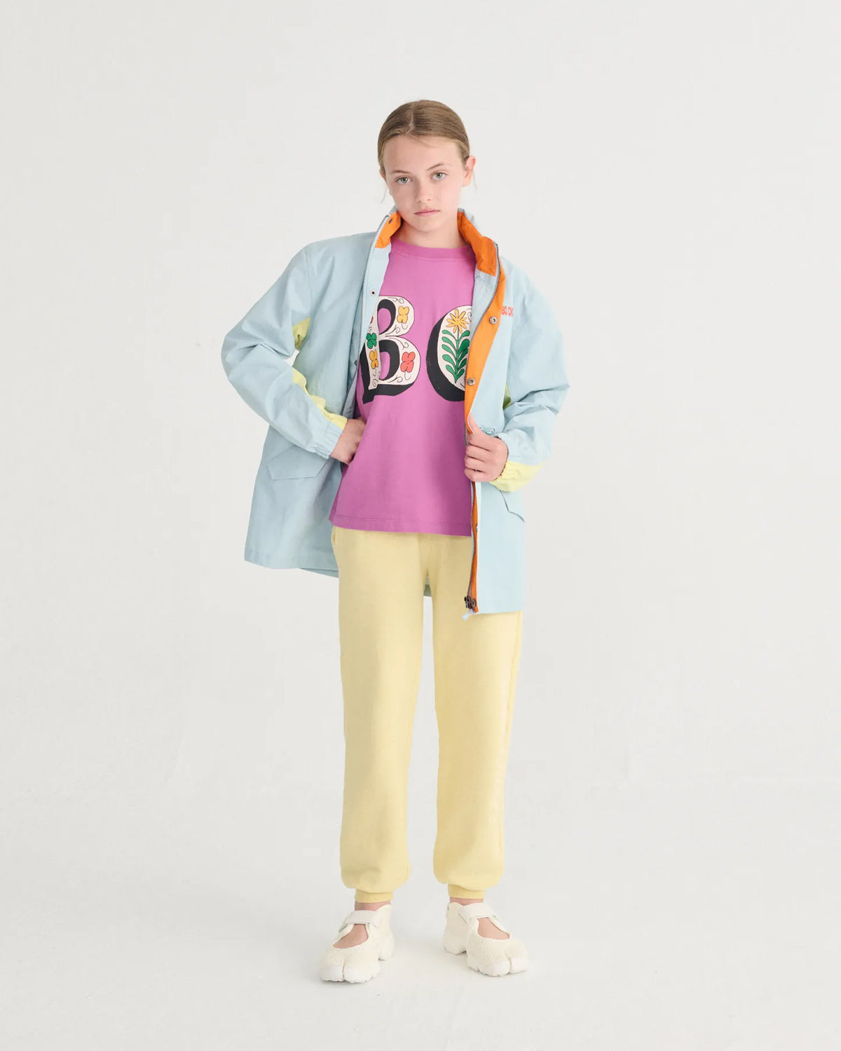 BOBO CHOSES COLOR BLOCK RAINCOAT