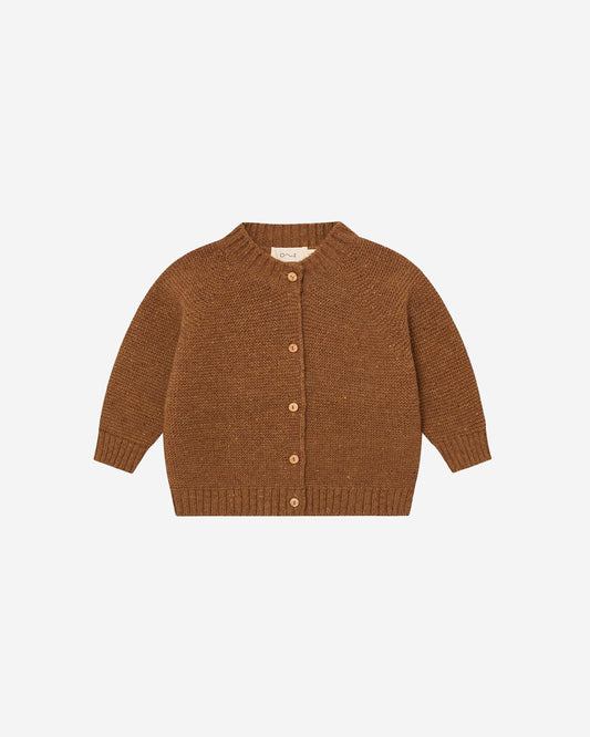 CHESTNUT WOOL CARDIGAN