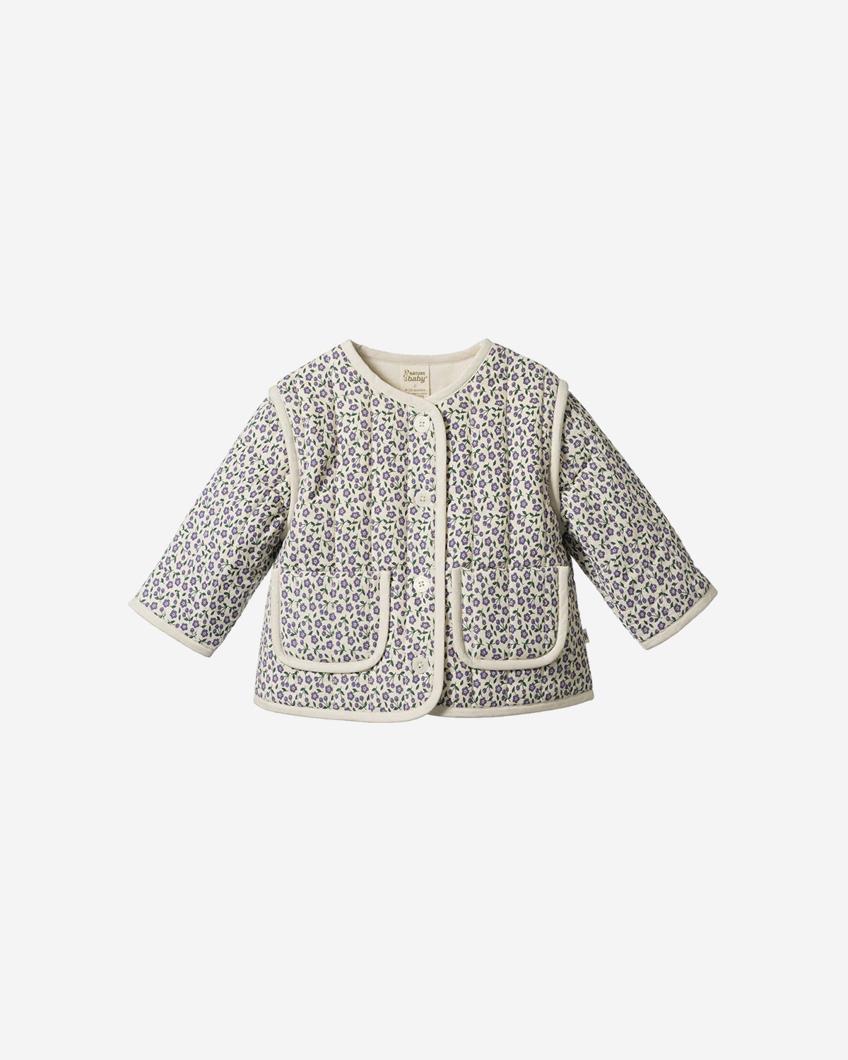 EDITH QUILTED JACKET - BRIARWOOD HERON PRINT