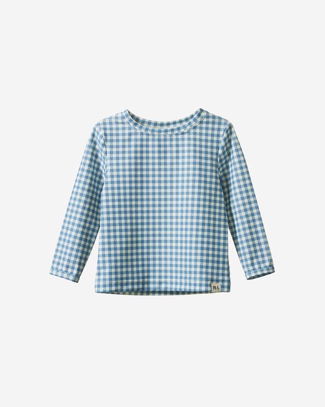 SPLASH TOP - BLUE GINGHAM