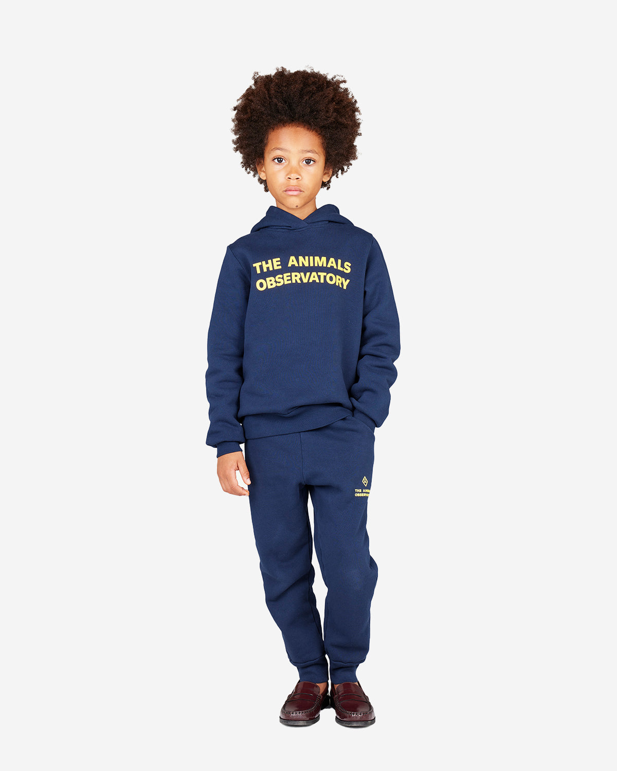 NAVY DRACO KIDS SWEATPANTS