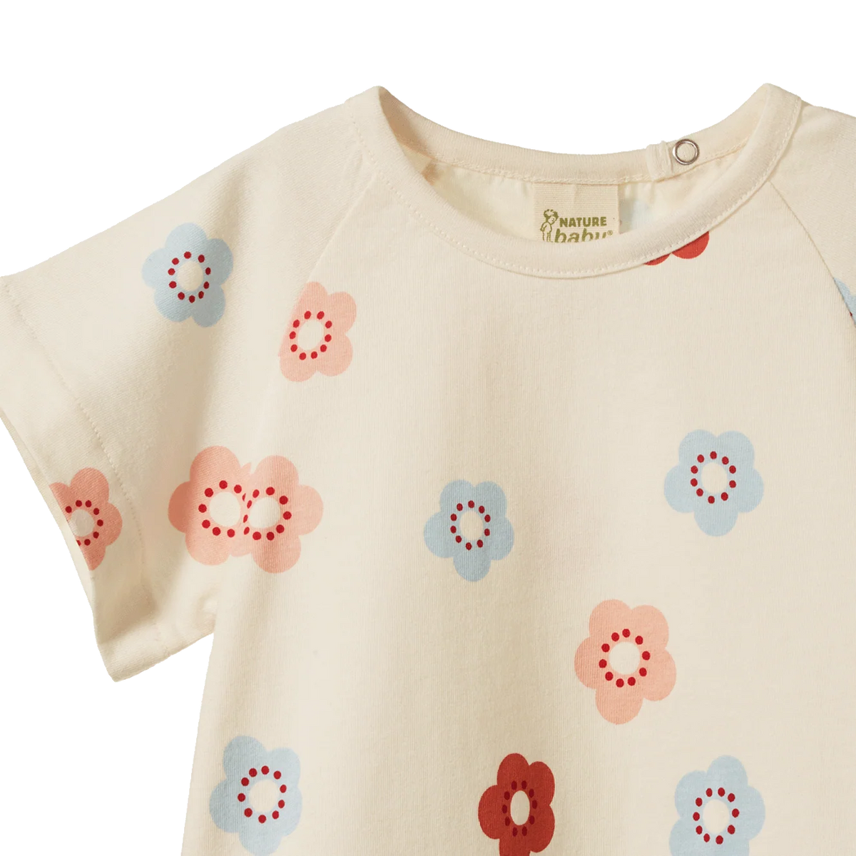 JUNIPER TEE - FLORA STAMP PRINT