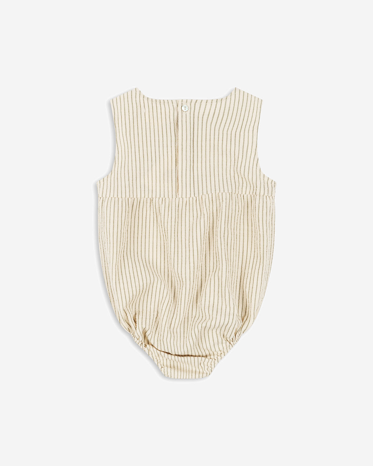 ELLIOT ROMPER GOTS - TEA STRIPE