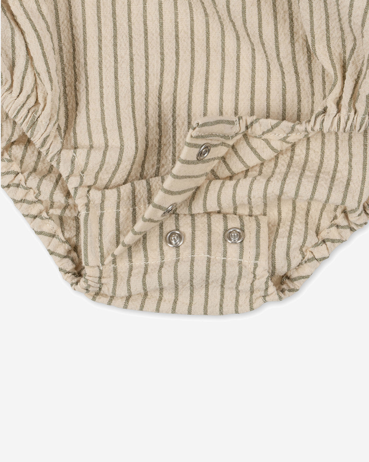 ELLIOT ROMPER GOTS - TEA STRIPE