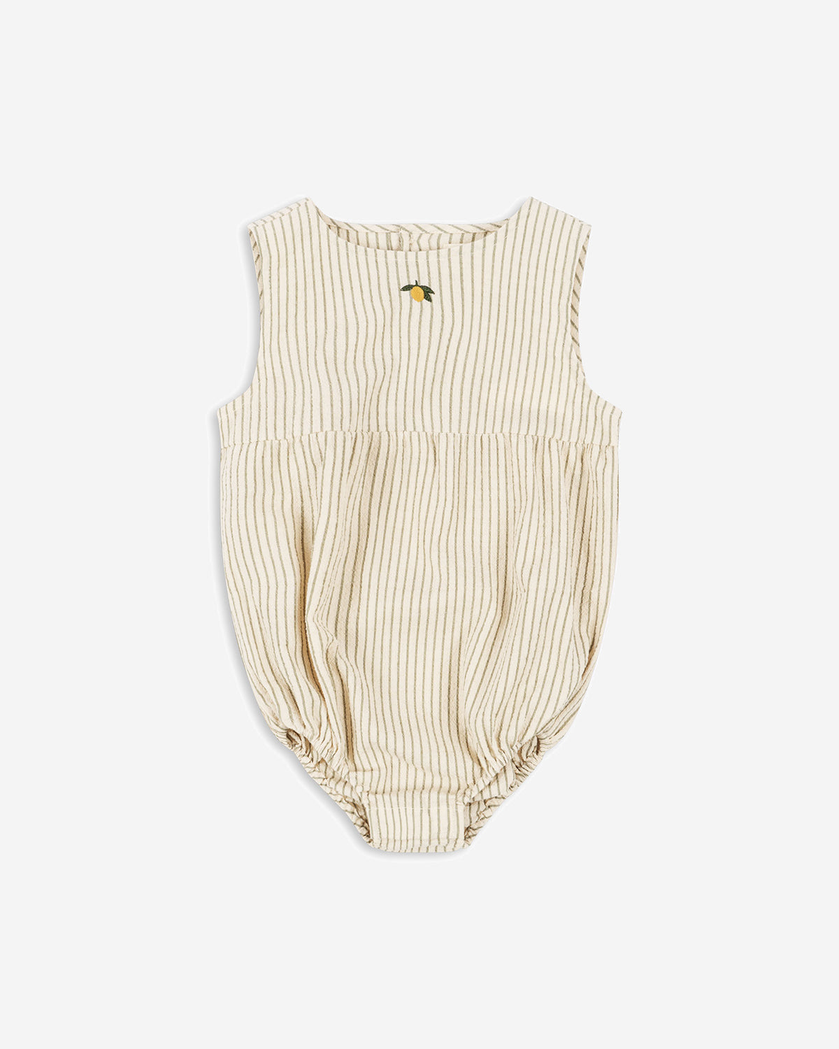 ELLIOT ROMPER GOTS - TEA STRIPE