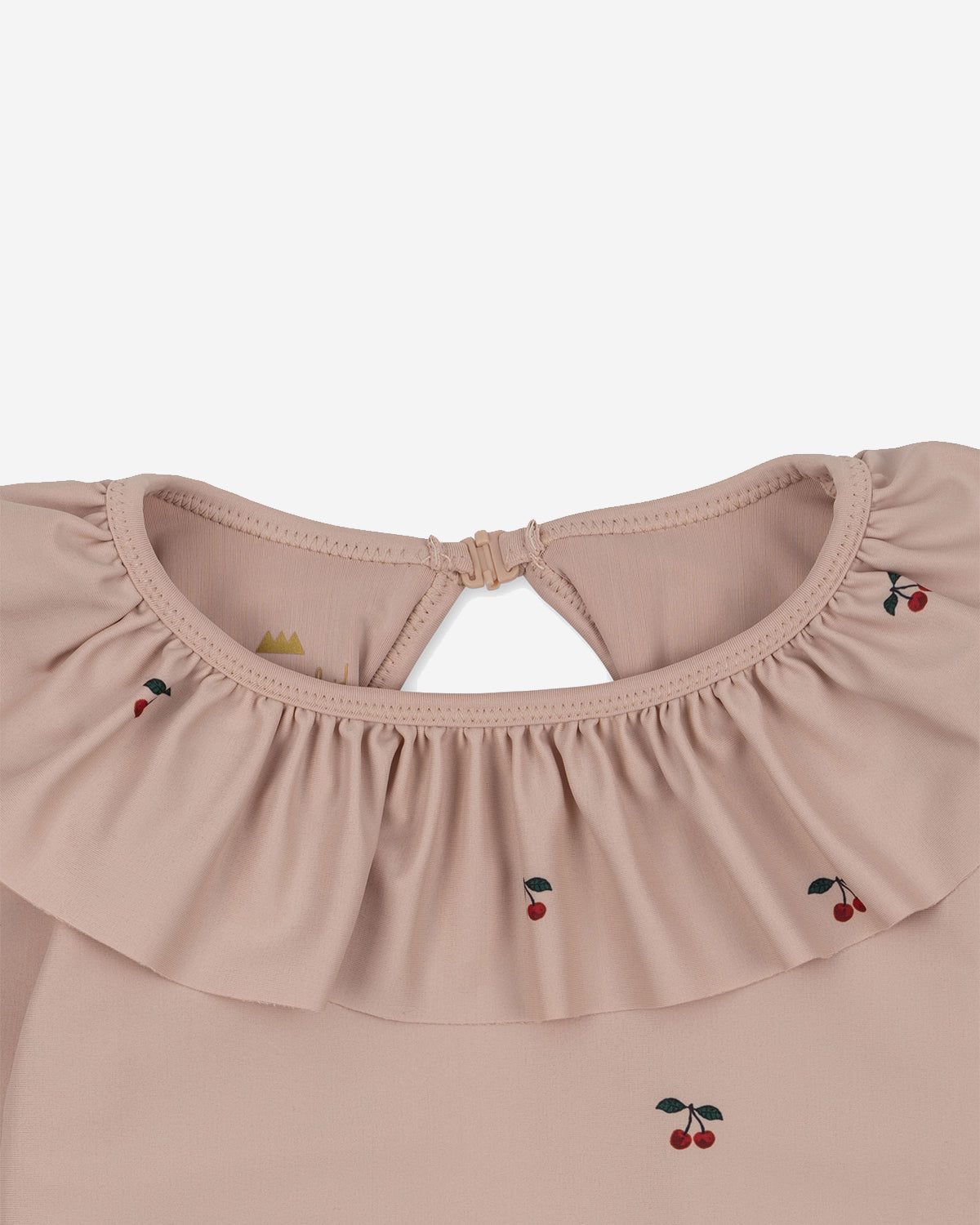 MANUCA LS FRILL SWIMSUIT - CHERRY BLUSH