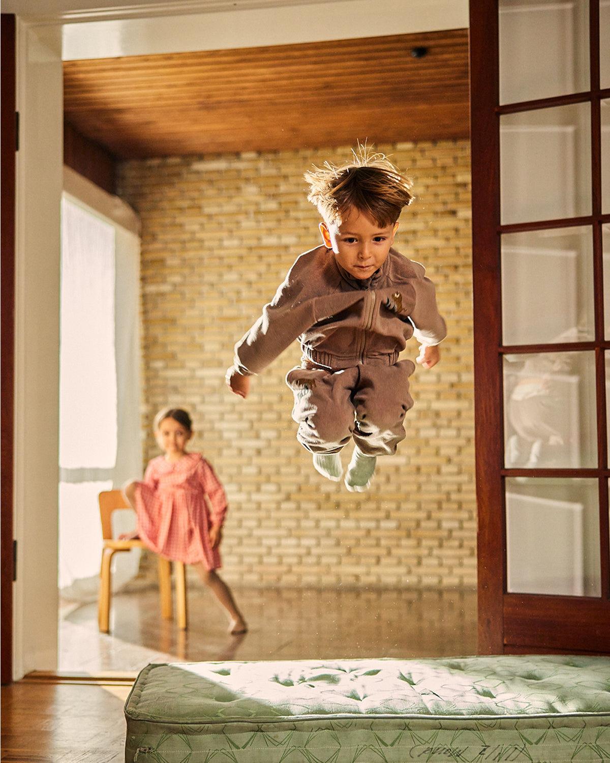 ITTY TRACKSUIT PANTS GOTS - DESERT TAUPE