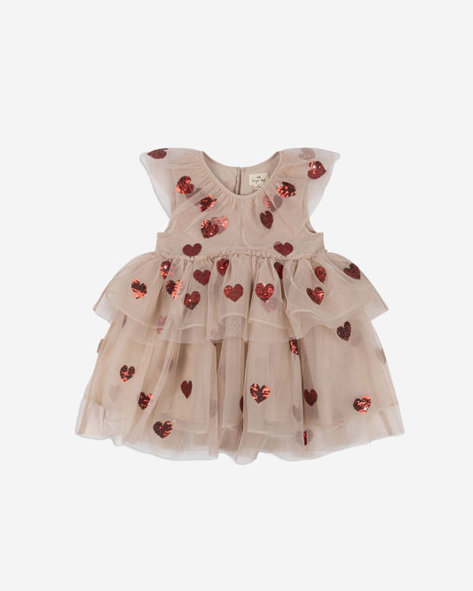 YVONNE FAIRY DRESS-COEUR SEQUINS