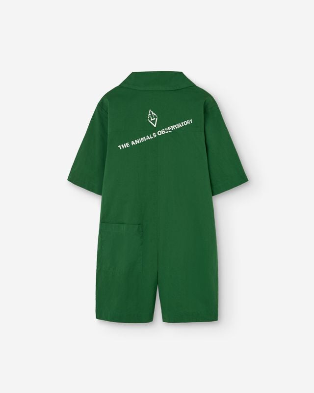 DARK GREEN SQUIRREL SHORT JUMPSUIT
