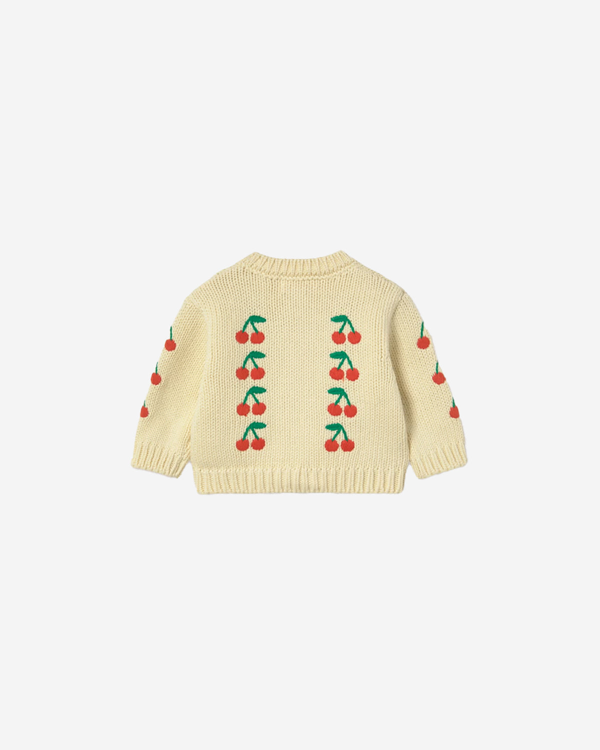 MINI CHERRIES KNITTED BABY CARDIGAN