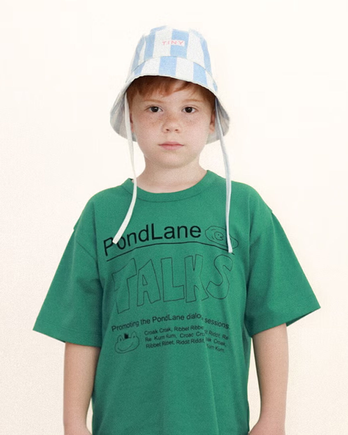 BLUE STRIPES BUCKET HAT