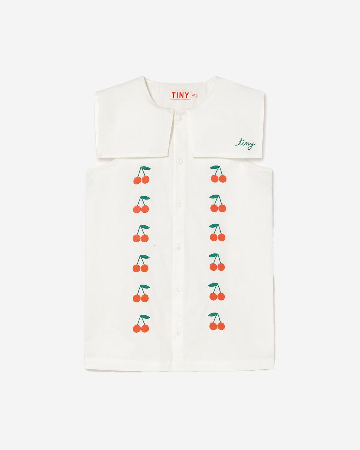 MINI CHERRIES TWILL DRESS