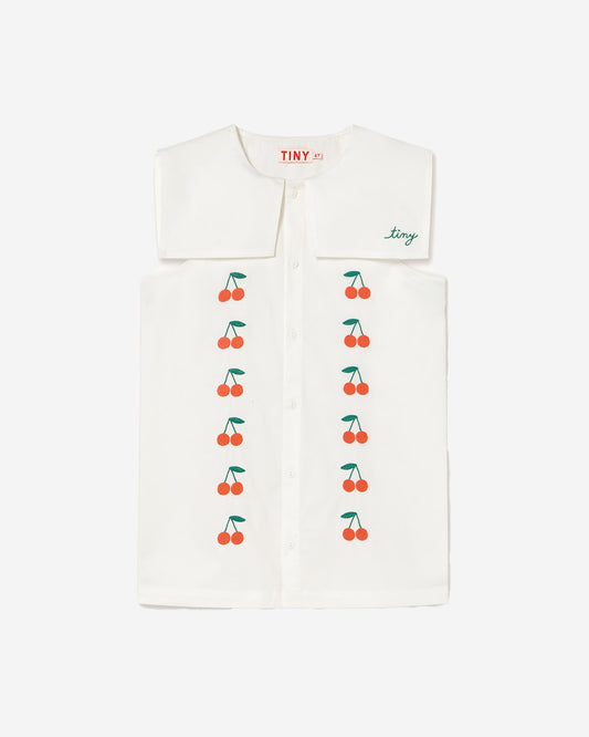 MINI CHERRIES TWILL DRESS