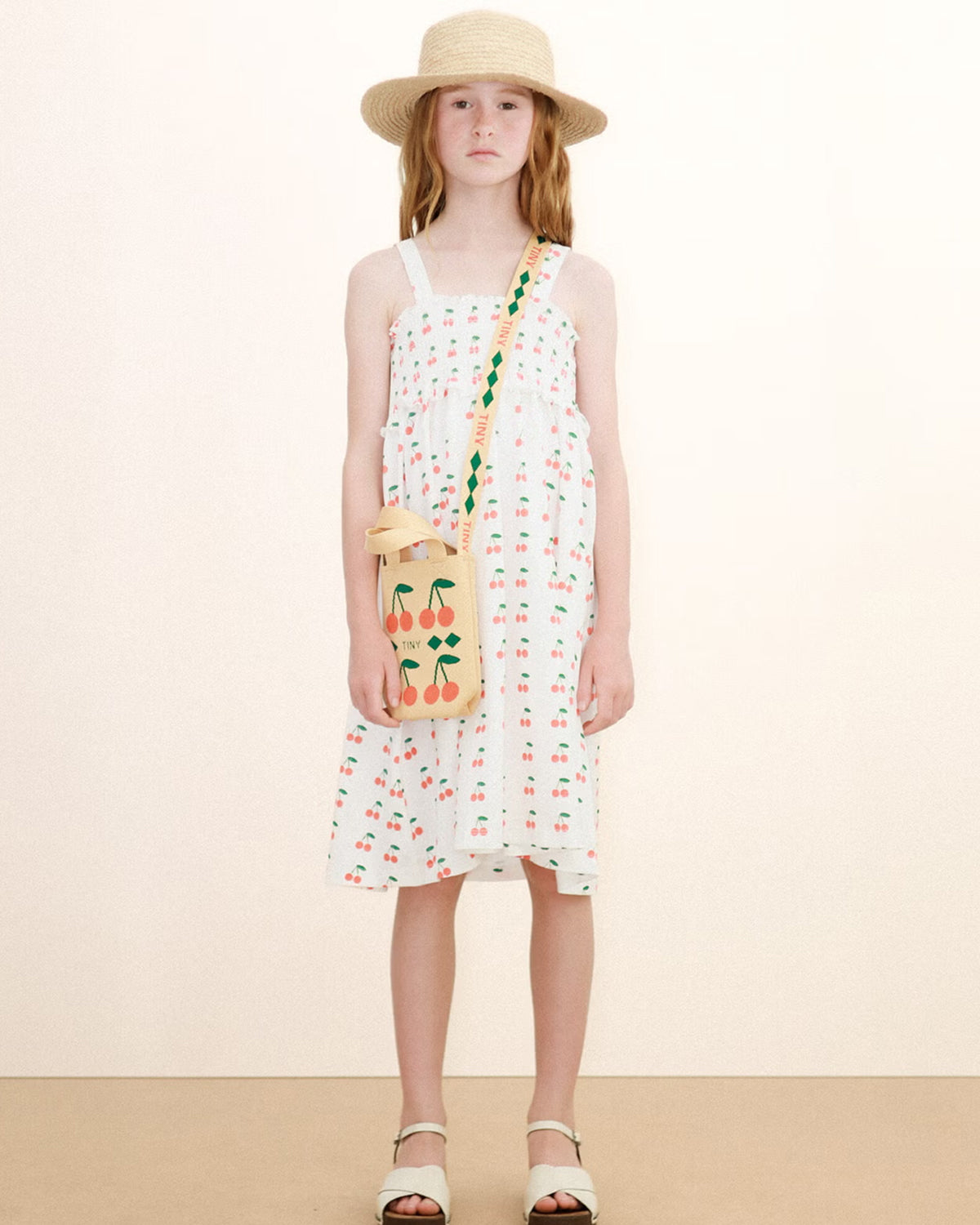 CHERRIES STRAP DRESS