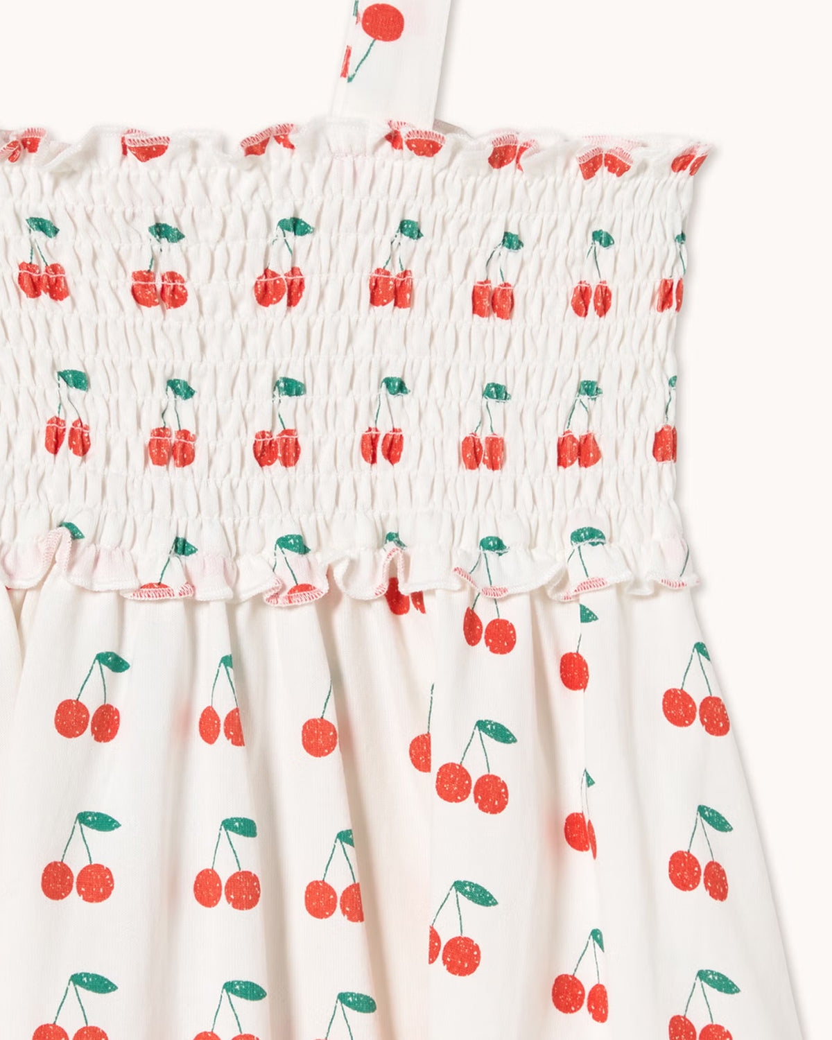 CHERRIES STRAP DRESS