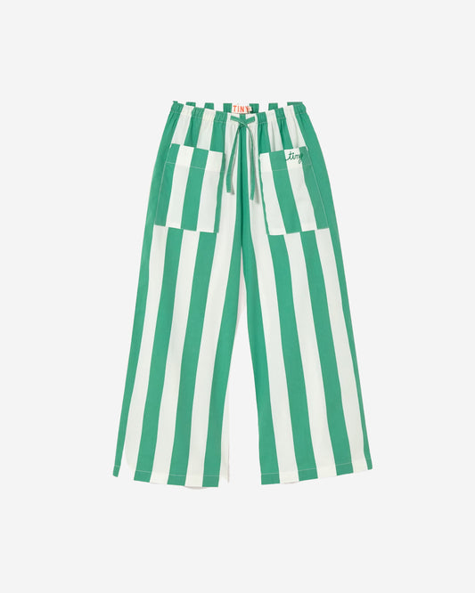 EMERALD STRIPES POCKETS PANT