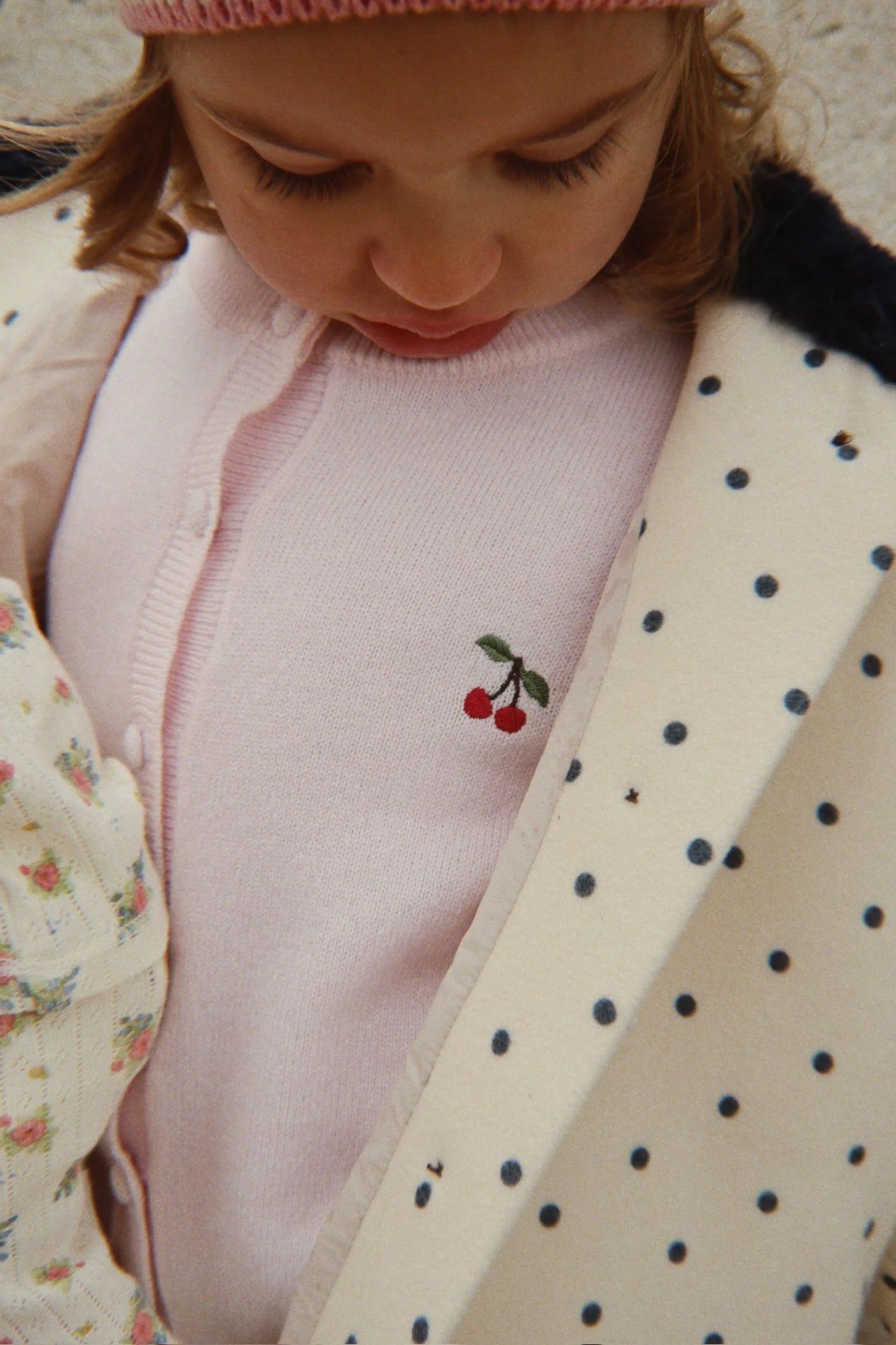 KATHY CARDIGAN -VEILED ROSE