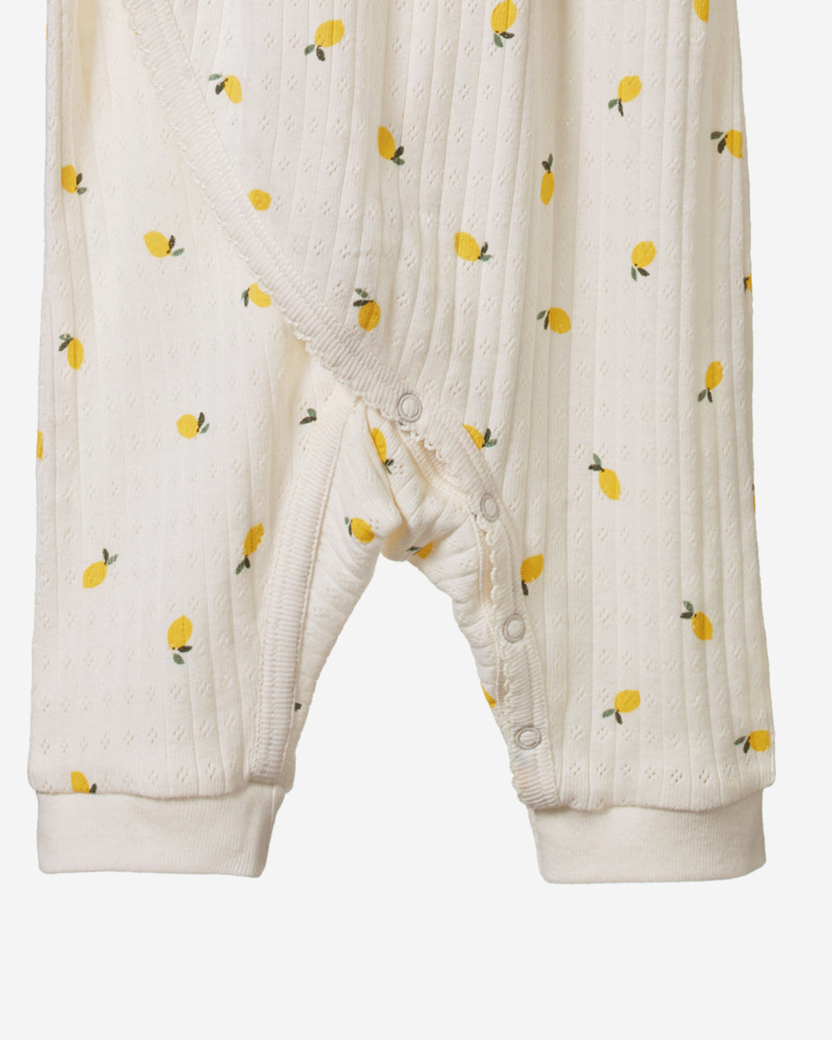 KIMONO STRETCH & GROW POINTELLE - LEMON PRINT