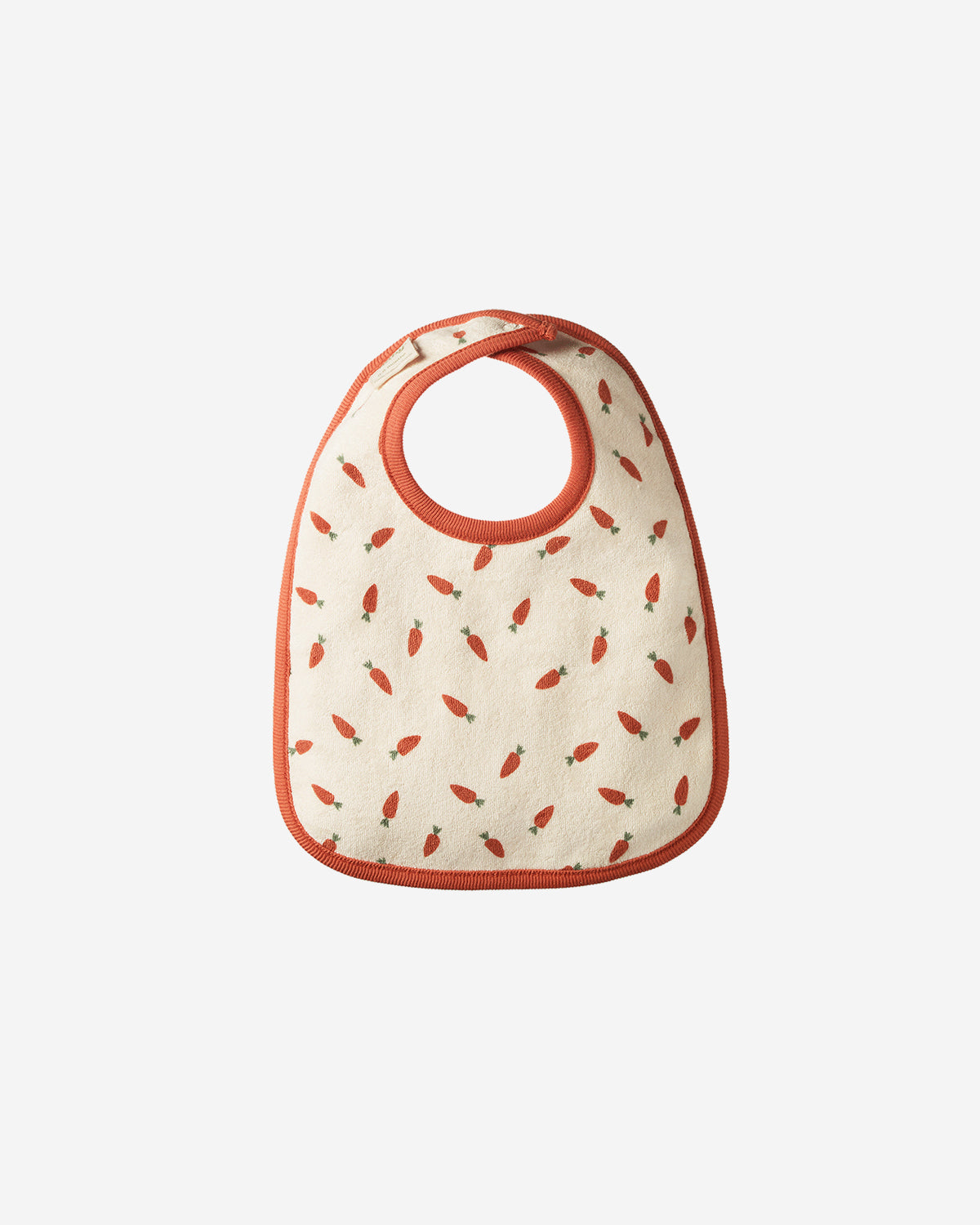 REVERSIBLE BIB - CARROT PRINT