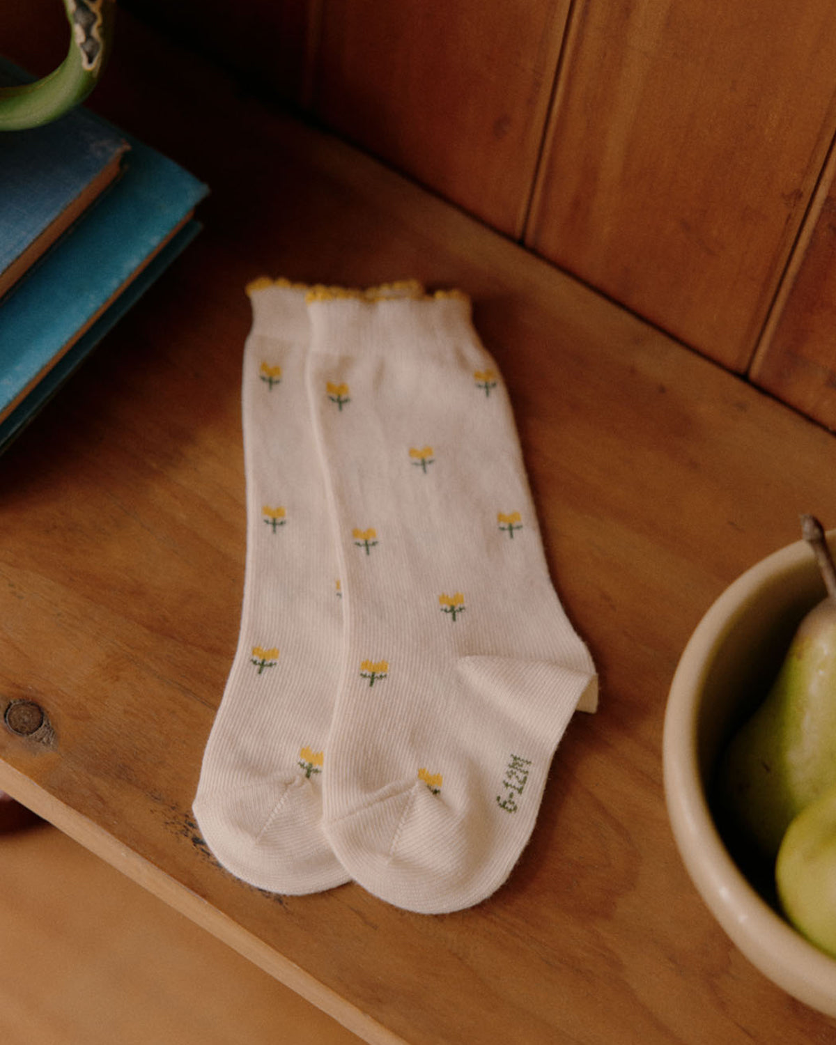 ORGANIC COTTON SOCKS - TULIPS
