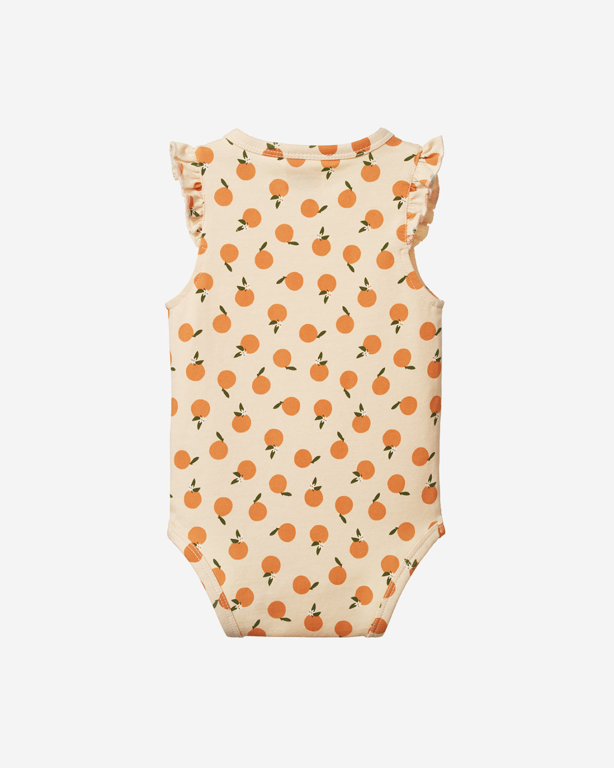 FLEUR BODYSUIT - ORANGE BLOSSOM PRINT