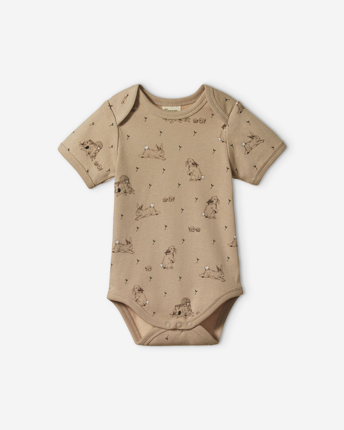 SHORT SLEEVE BODYSUIT - FOREST FRIENDS