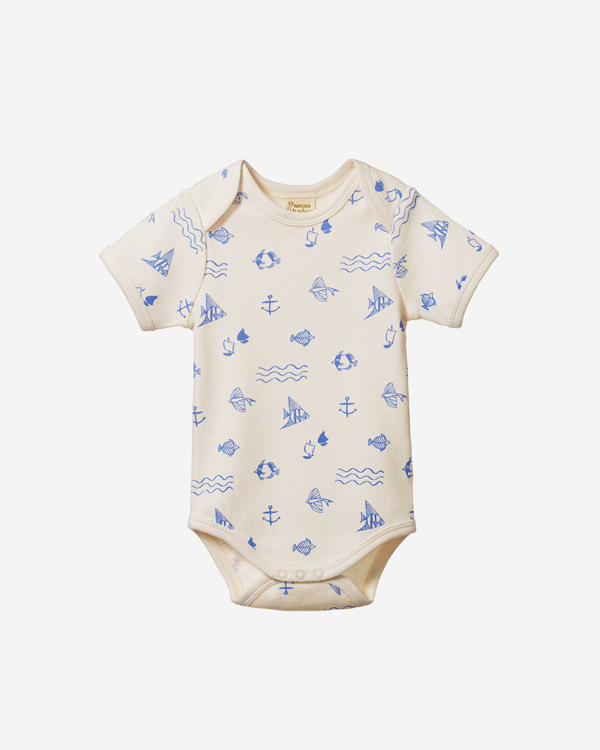 SHORT SLEEVE BODYSUIT - ATLANTIC PRINT